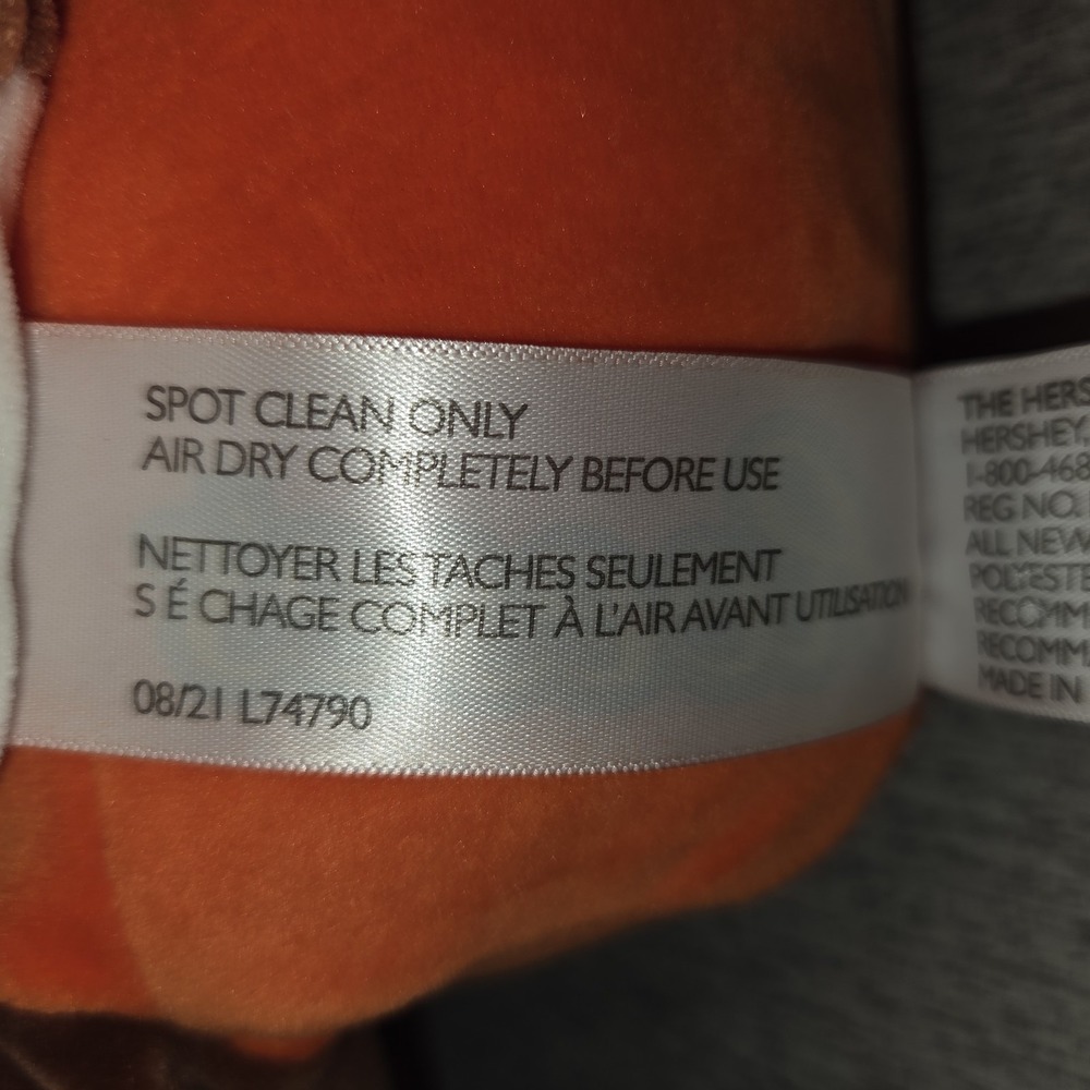 RARE Reese's Candy Advertising Plush Doll Brown Orange Collectible Character NEW - Picture 7 of 9